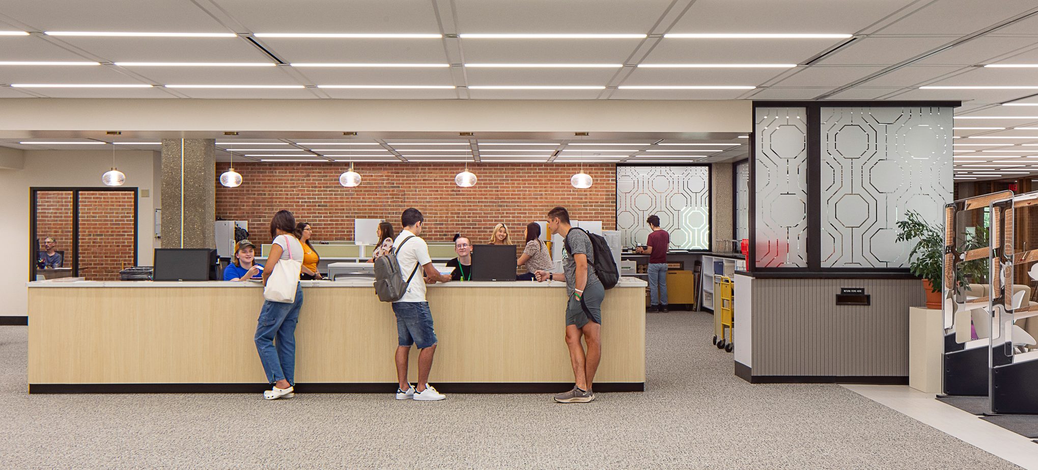 UW-Parkside interior by Workshop Architects. Photo by Kevin J. Miyazaki