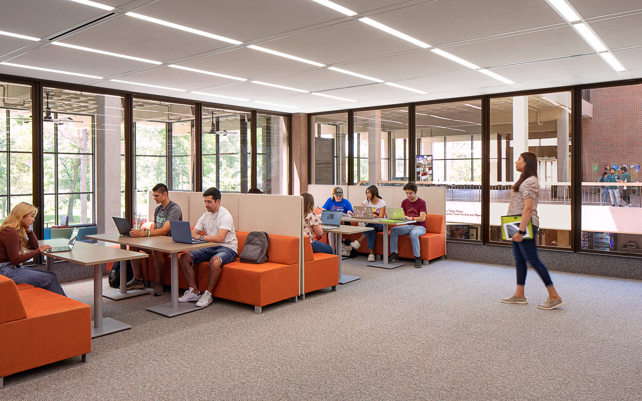 UW-Parkside interior by Workshop Architects. Photo by Kevin J. Miyazaki