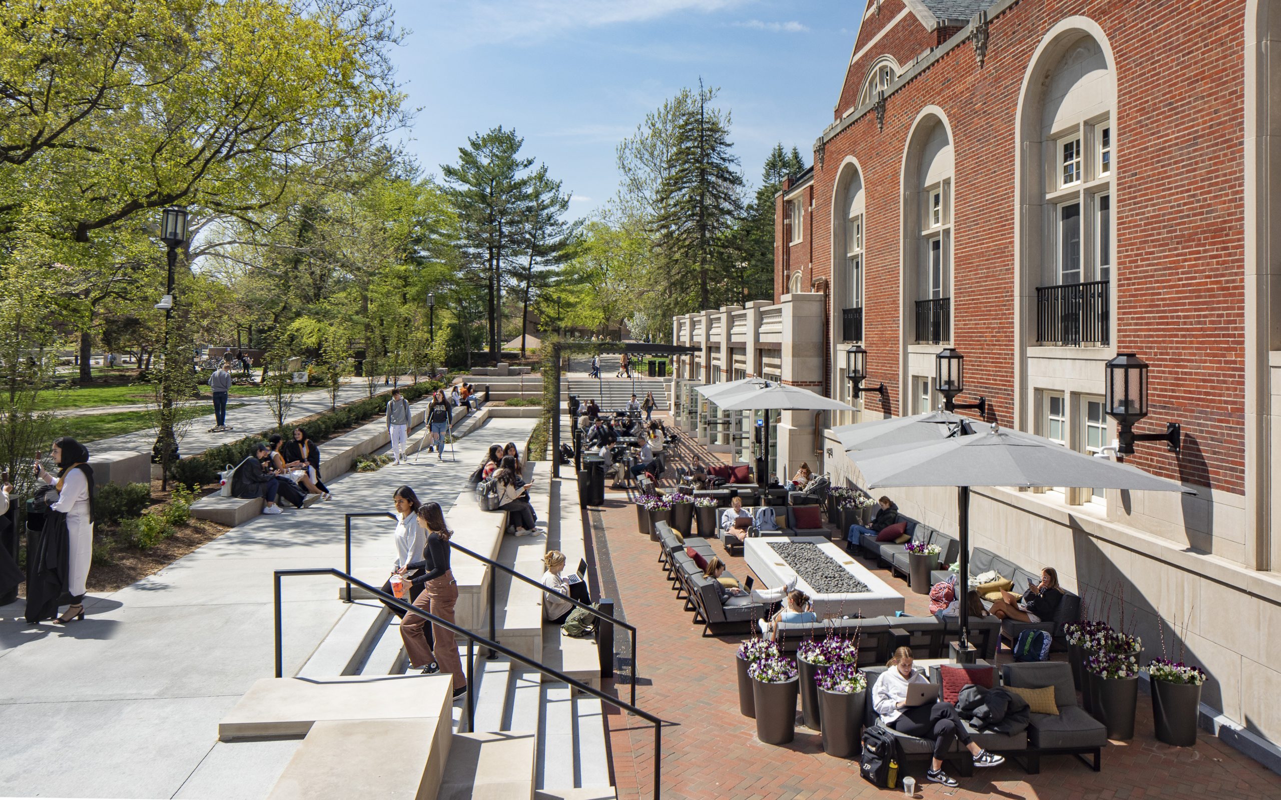 The Purdue Memorial Union by Workshop Architects. Photo by Kevin J. Miyazaki