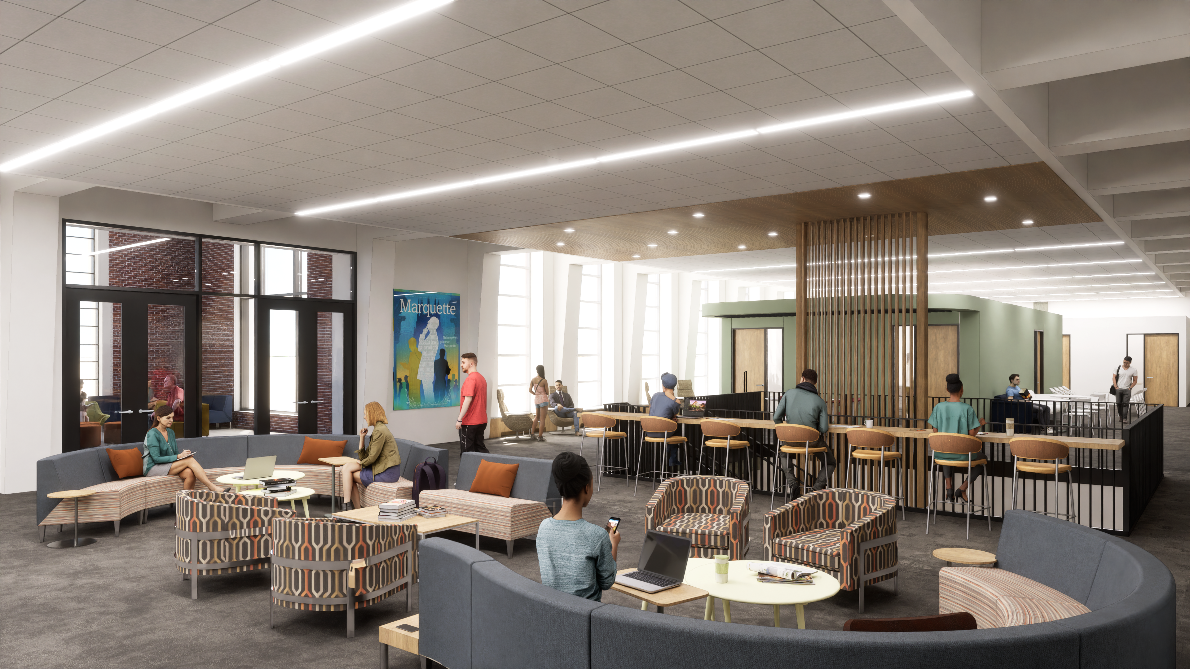 Marquette University_Lemonis Center for Student Success_Fourth Floor Rendering