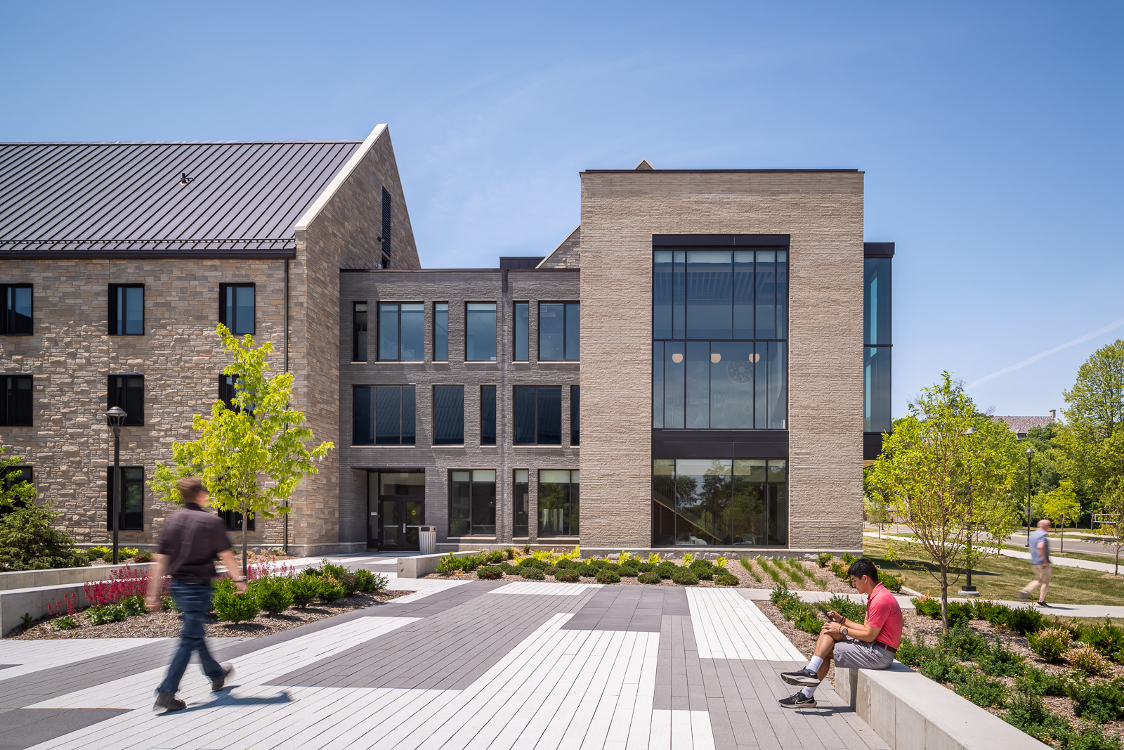 St. Olaf College_Ole Avenue Student Housing_Exterior + Entrance